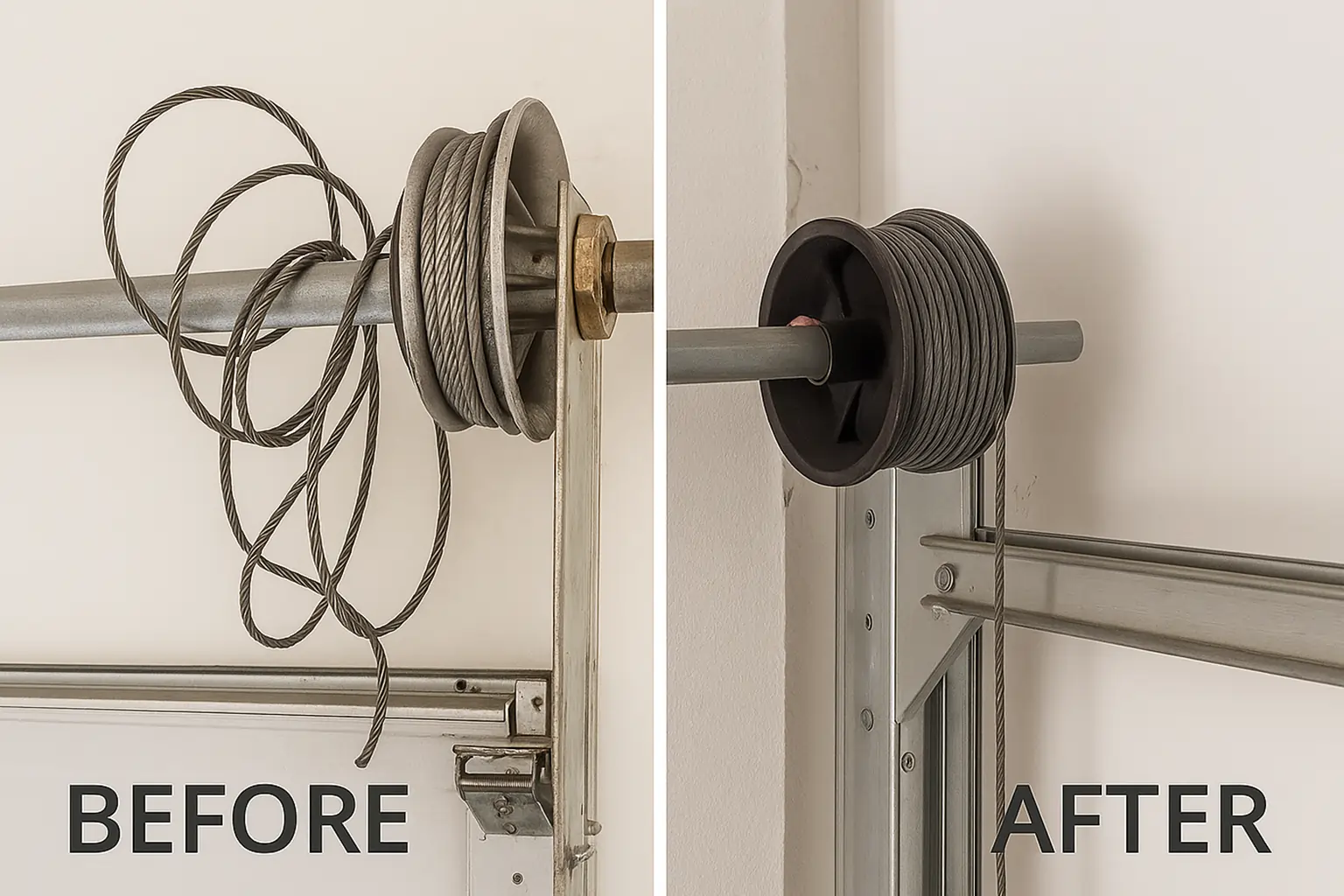 Plano TX Garage Doors Cable Repair