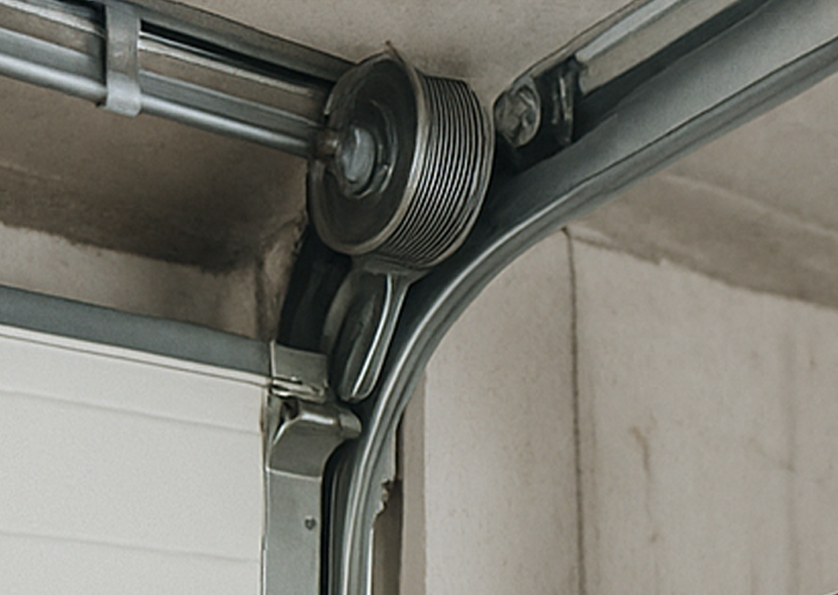 torsion spring and cable system up close